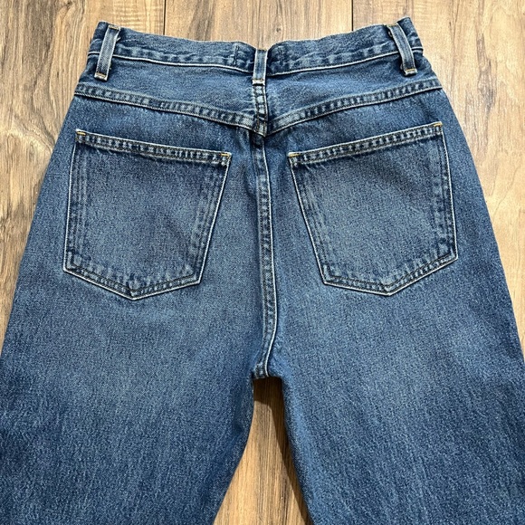 Agolde Vintage High Rise Flare Jeans in Absolute - Picture 12 of 15